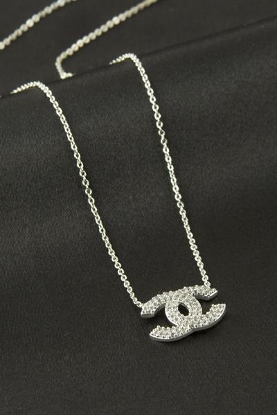 Kalp Zirkon Taşlı Kolye