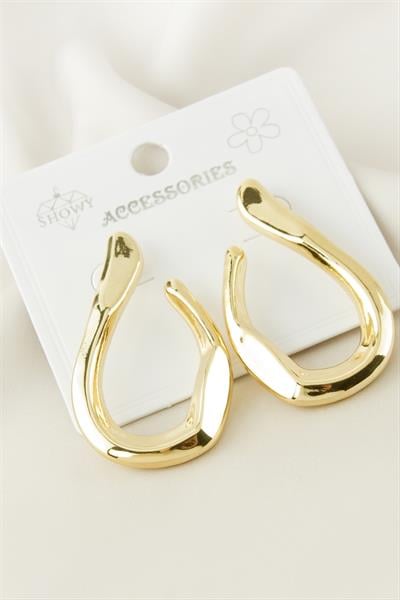 Kanca Şekilli Plastik Küpe