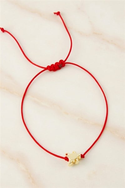 Kaplumbağa Makrome İp Bileklik