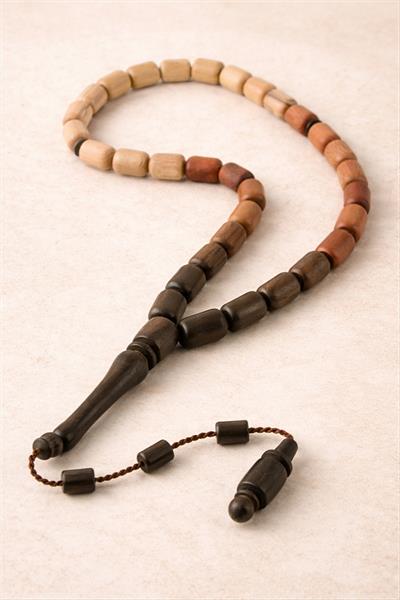 Kapsül Karma Ağaç Tesbih 8*12 mm