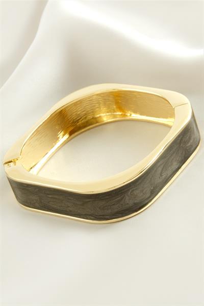 Kare Mineli Kelepçe Bileklik