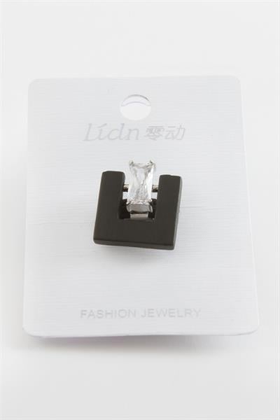 Kare Taşlı Lastikli Toka