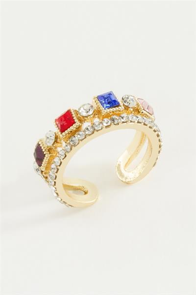 Kare Taşlı Yüzük