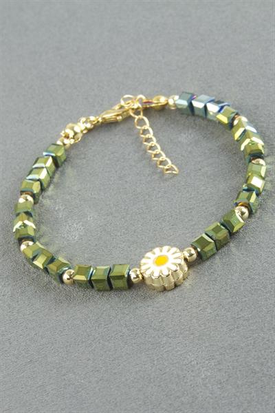 Karışık Figürlü Küp Kristal Bileklik