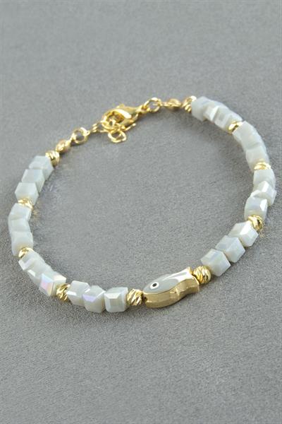 Karışık Figürlü Küp Kristal Bileklik