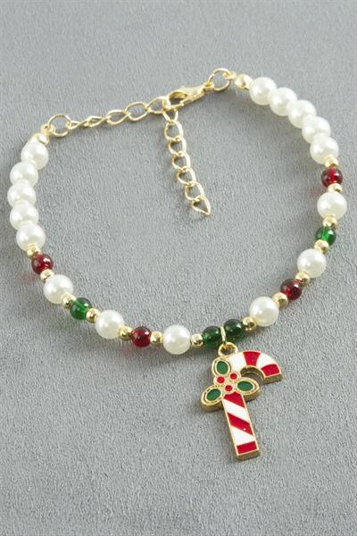 Karışık İnci Yılbaşı Bilekliği