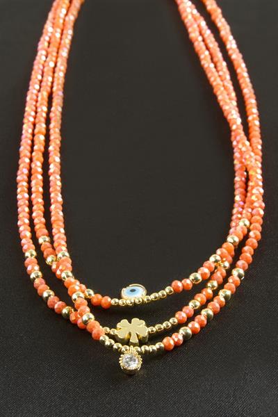 Karışık Kristal Kolye 1 Adet