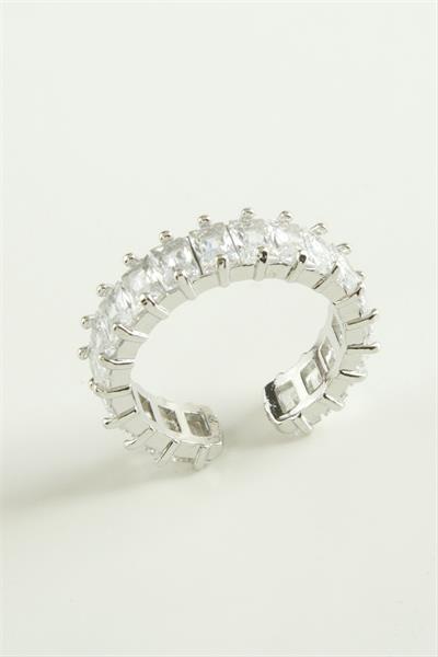 Karışık Lüks Baget Zirkon Taşlı Yüzük