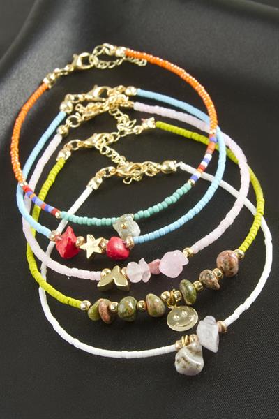 Karışık Miyoki Boncuk Bileklik