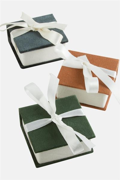 Karışık Süet Lüx Set Kolye Kutusu