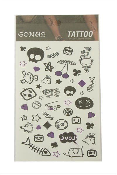 Karışık Tattoo Dövme Sticker