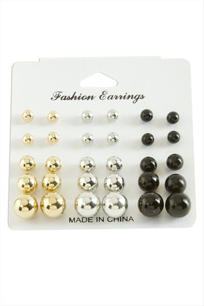 Kartlı İnci Küpe 30 Adet