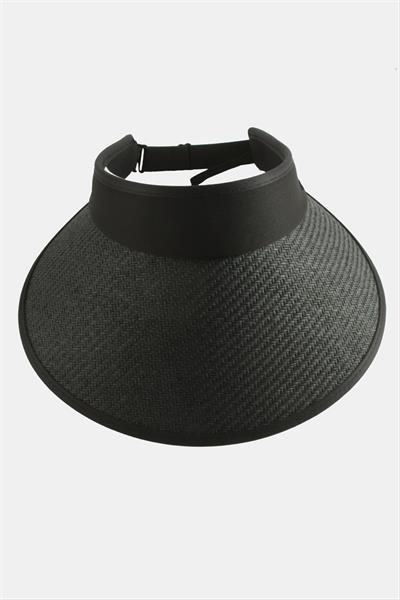 Kasketli Hasır Plaj Şapkası