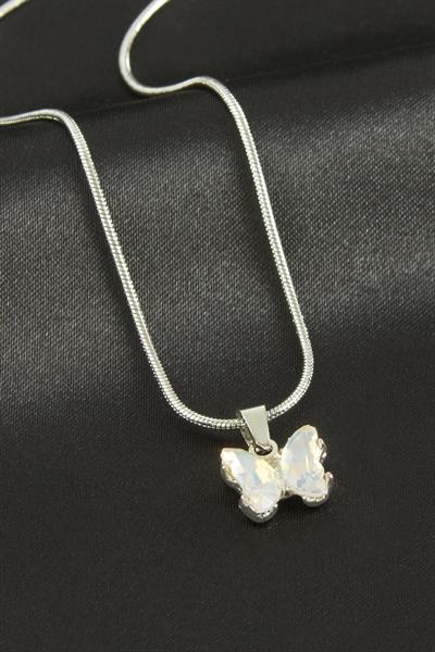 Kelebek Çelik Kolye