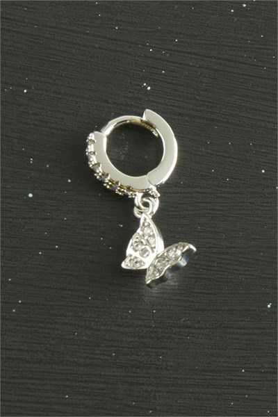 Kelebek Lüks Çelik Kulak Burun Piercing 1 Adet