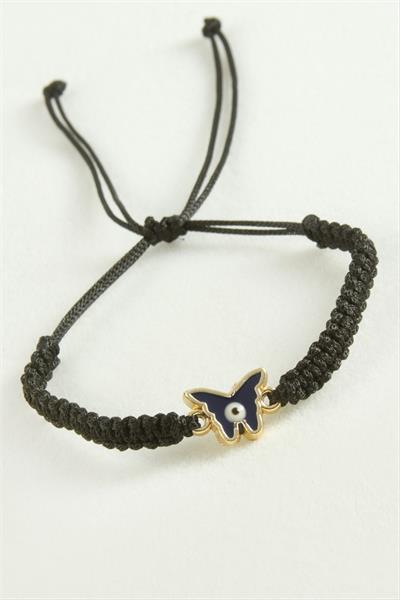Kelebek Makrome İp Bileklik
