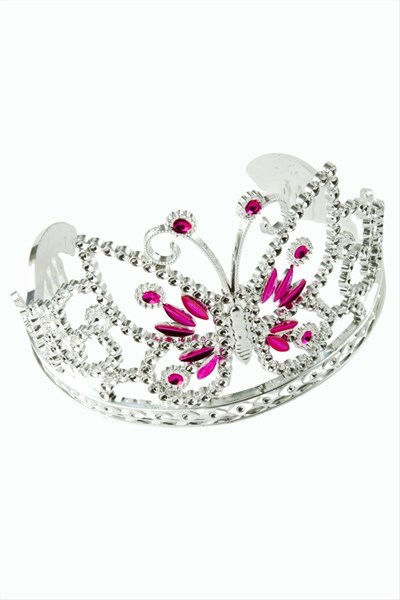 Kelebek Plasik Çocuk Taç