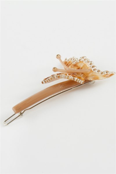 Kelebek Taşlı Klipsli Toka