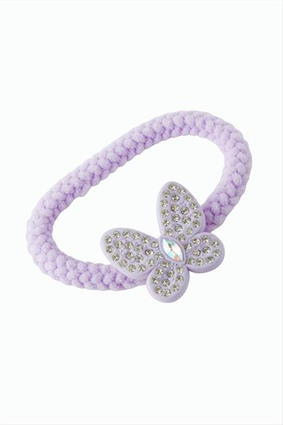 Kelebek Taşlı Lastikli Toka