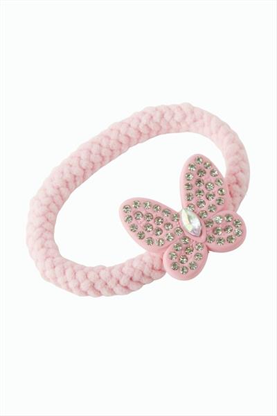 Kelebek Taşlı Lastikli Toka