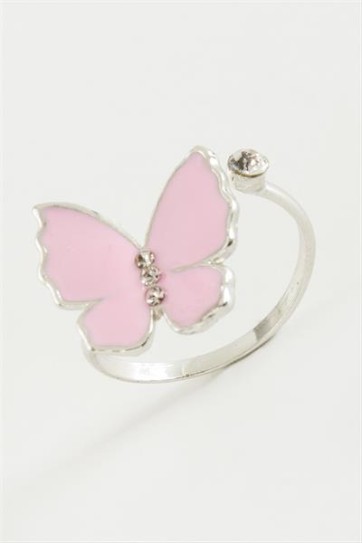 Kelebek Taşlı Mineli Yüzük