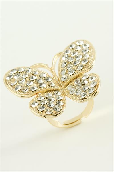 Kelebek Taşlı Yüzük