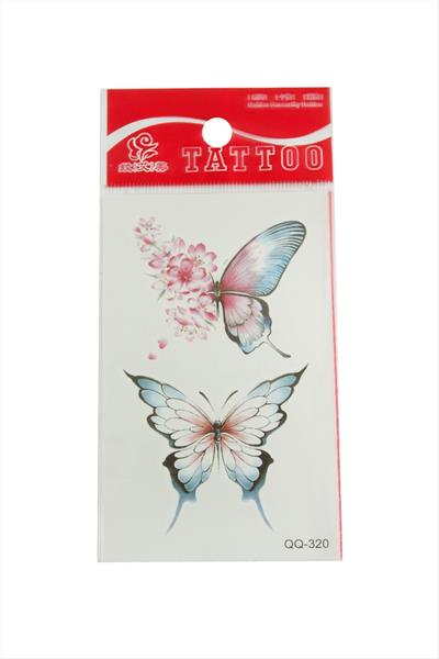 Kelebek Tattoo Dövme Sticker