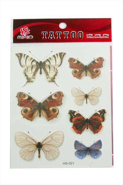 Kelebek Tattoo Dövme Sticker