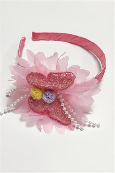 Kelebek Tüllü Çocuk Taç