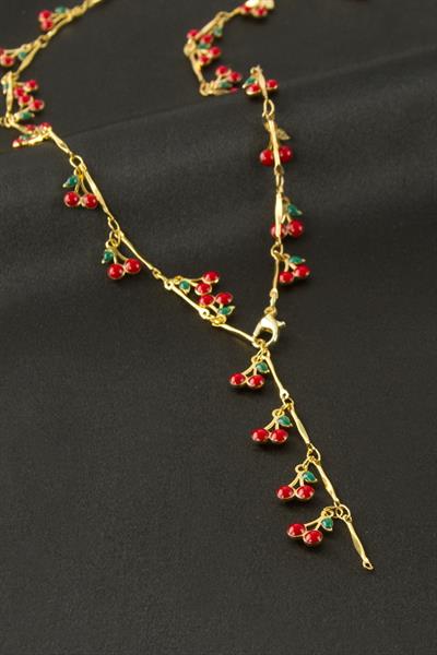 Kiraz Mineli Y Kolye