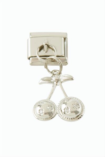 Kiraz Sallatılı Çelik Charm