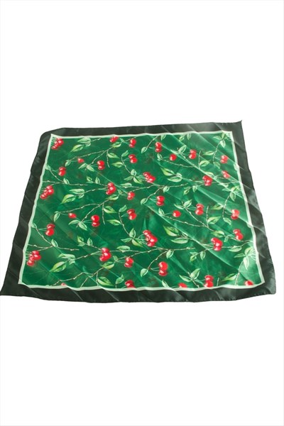 Kiraz Zr Saten Fular 50*50 cm