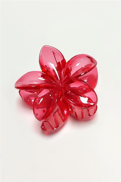Kırmızı Lotus Toka 6 cm (Kartsız)