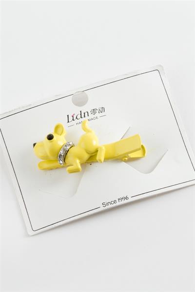 Köpek Taşlı Pens Toka