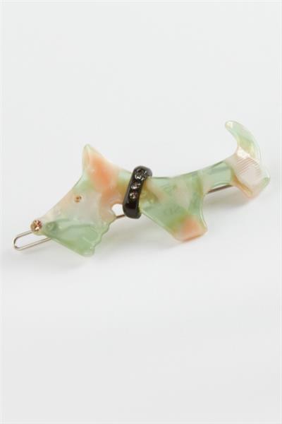 Köpek Taşlı Pens Toka