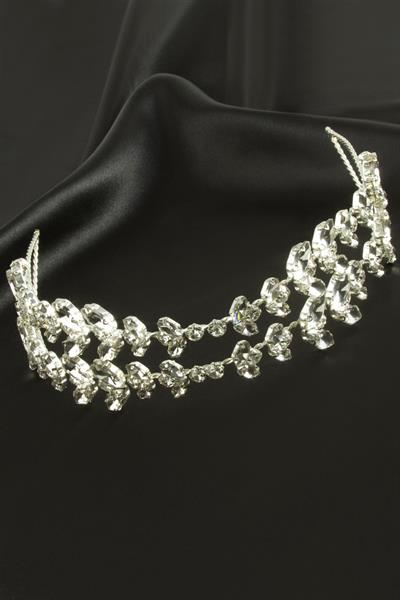 Kristal Taşlı Eğilebilir Saç Aksesuarı