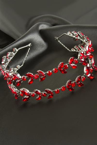 Kristal Taşlı Eğilebilir Saç Aksesuarı