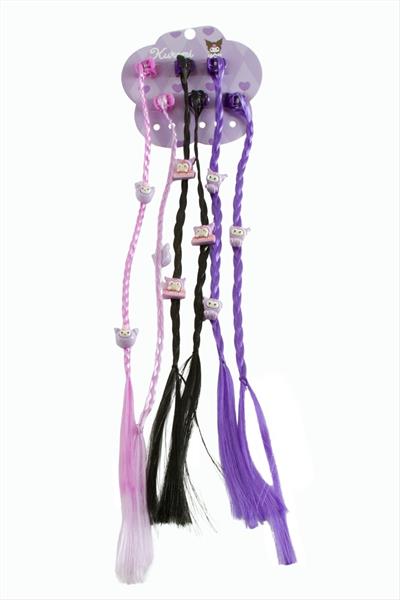 Kunomi Örgülü Saç Aksesuarı 6 Adet