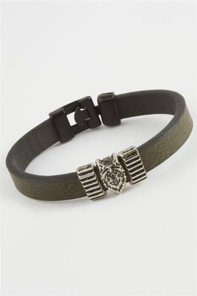 Kurt Kaliteli Suni Deri Bileklik