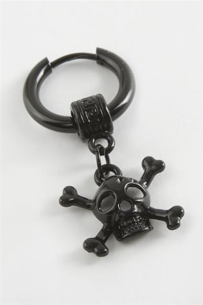 Kuru Kafa Erkek Çelik Küpe