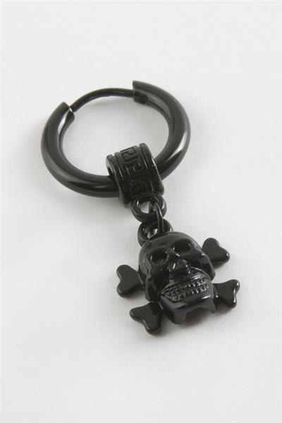 Kuru Kafa Erkek Çelik Küpe