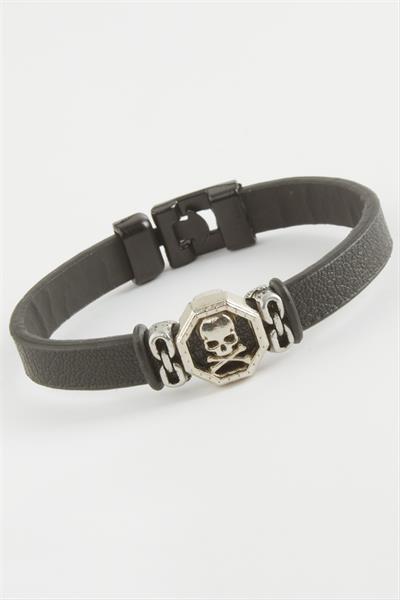 Kuru Kafa Kaliteli Suni Deri Bileklik