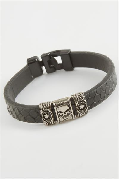 Kuru Kafa Kaliteli Suni Deri Bileklik