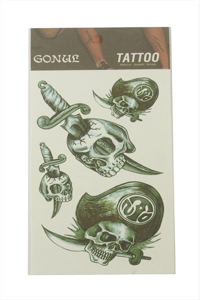 Kuru Kafa Tattoo Dövme Sticker