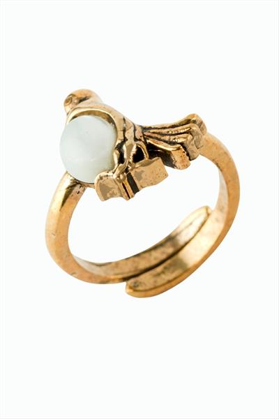 Kuş Doğaltaşlı Otantik Yüzük