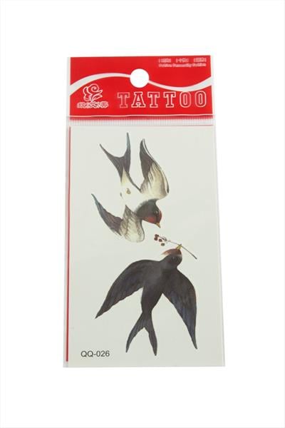 Kuş Tattoo Dövme Sticker