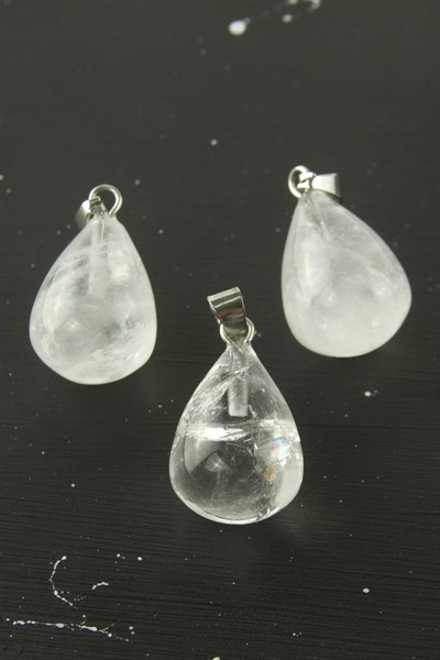 Kuvars Damla Doğaltaş Kolye Ucu 1 Adet