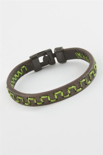 Labirent Kaliteli Suni Deri Bileklik