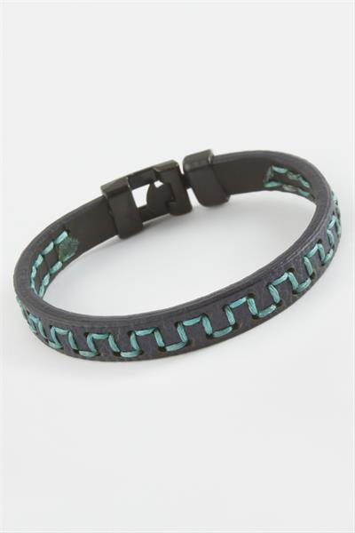 Labirent Kaliteli Suni Deri Bileklik