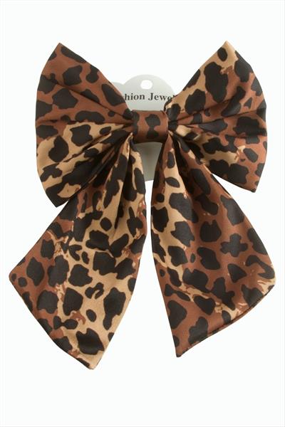 Leopar Desenli Fiyong Otomatik Toka 14 cm